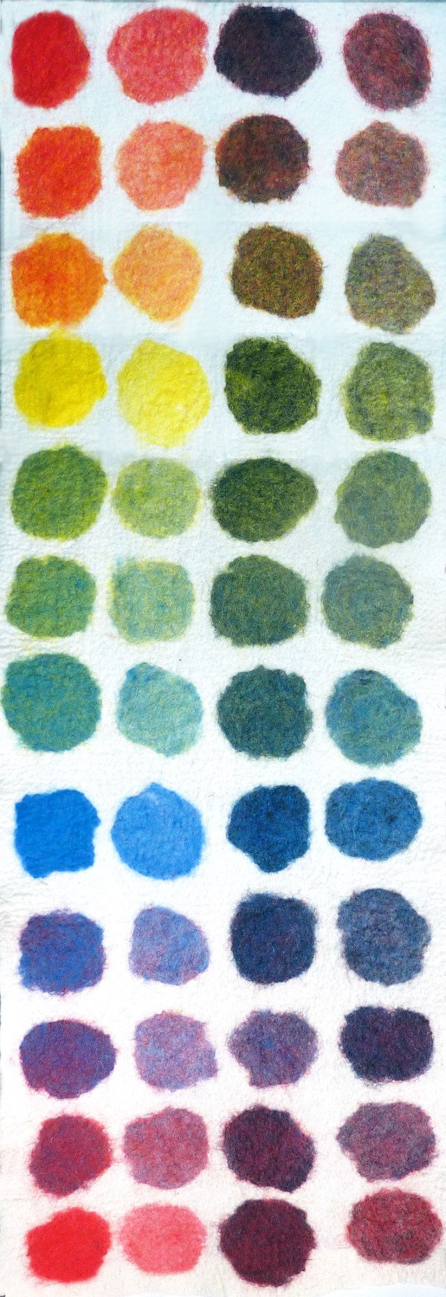 colour mixing palette